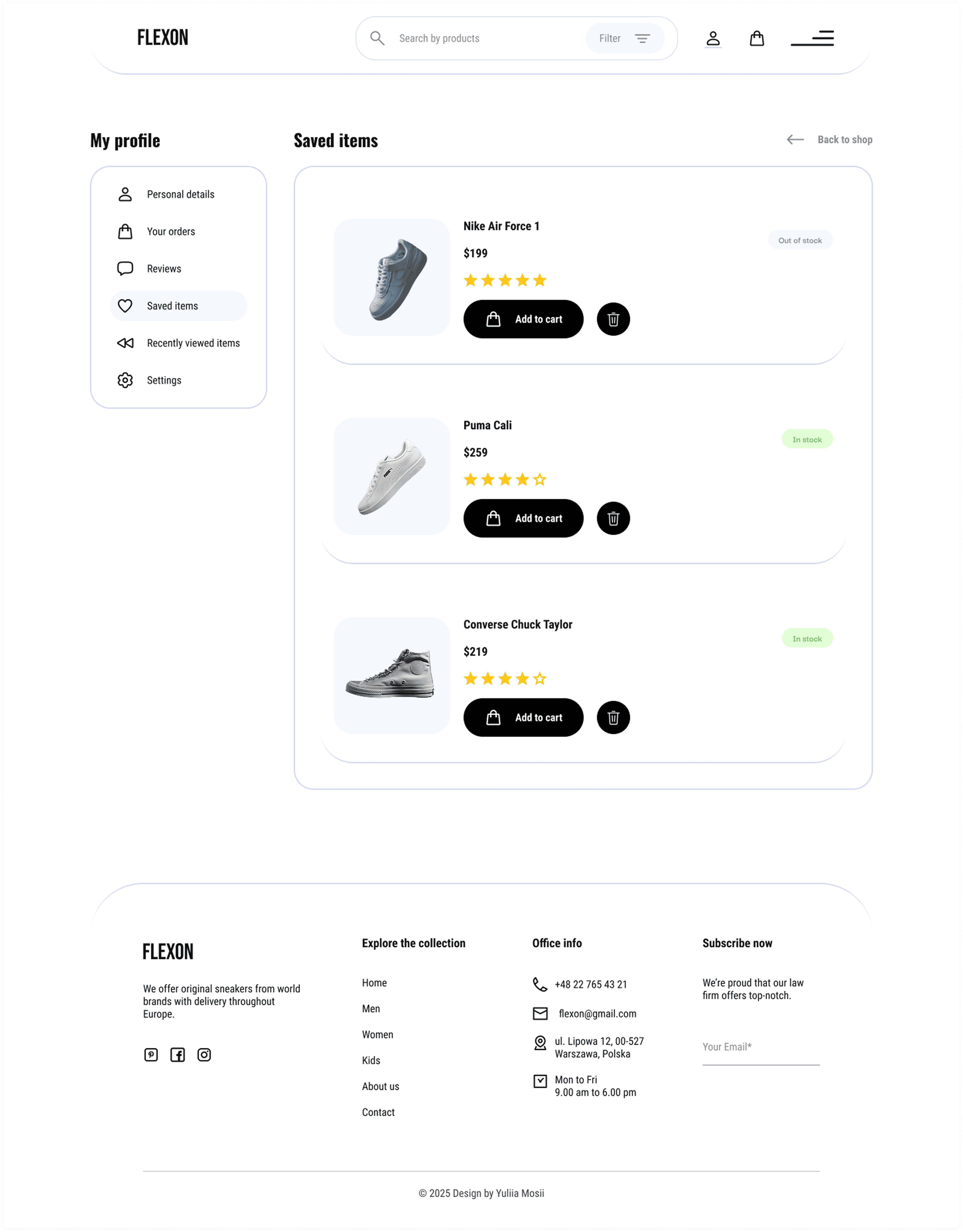 E-commerce website