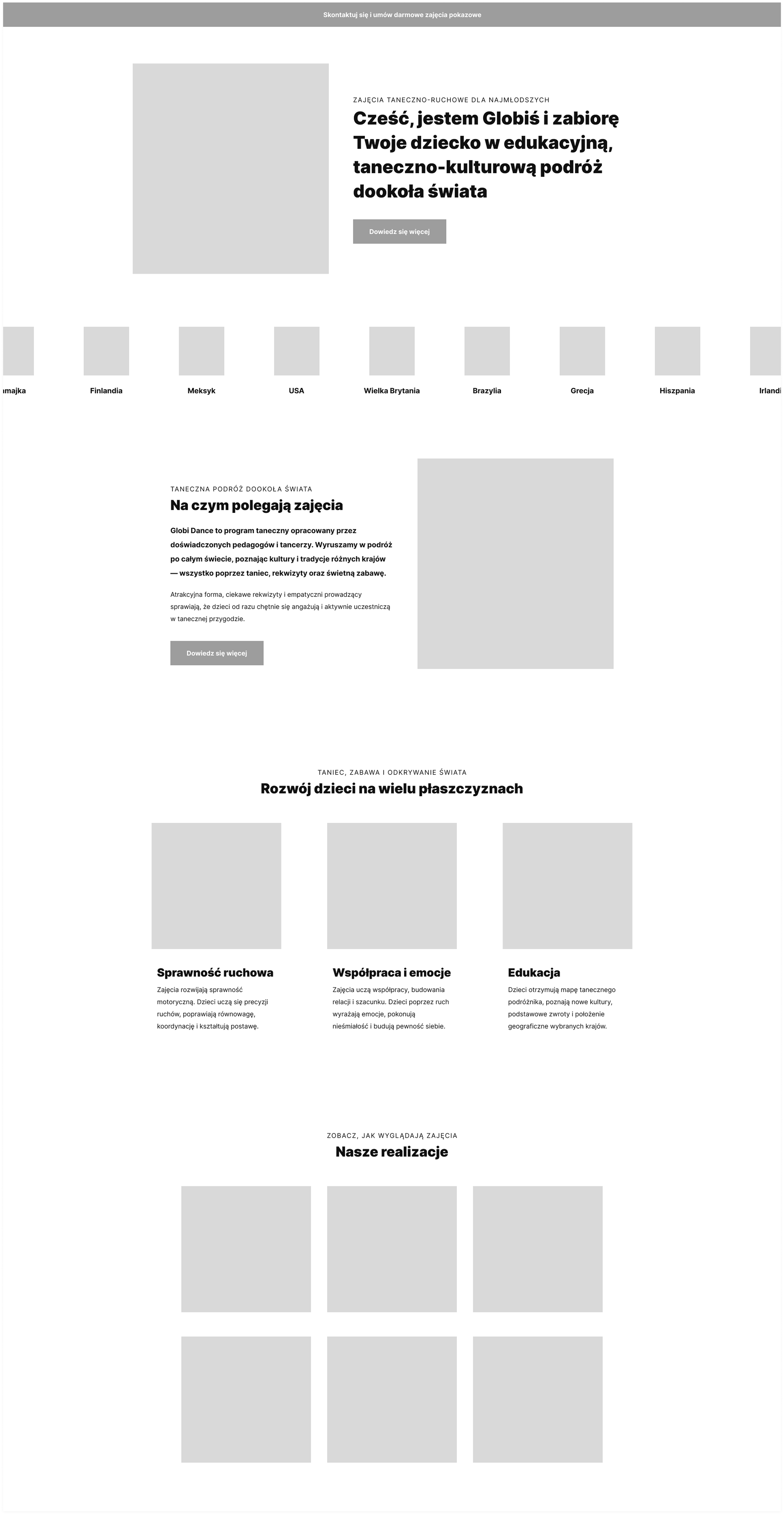 Landing page