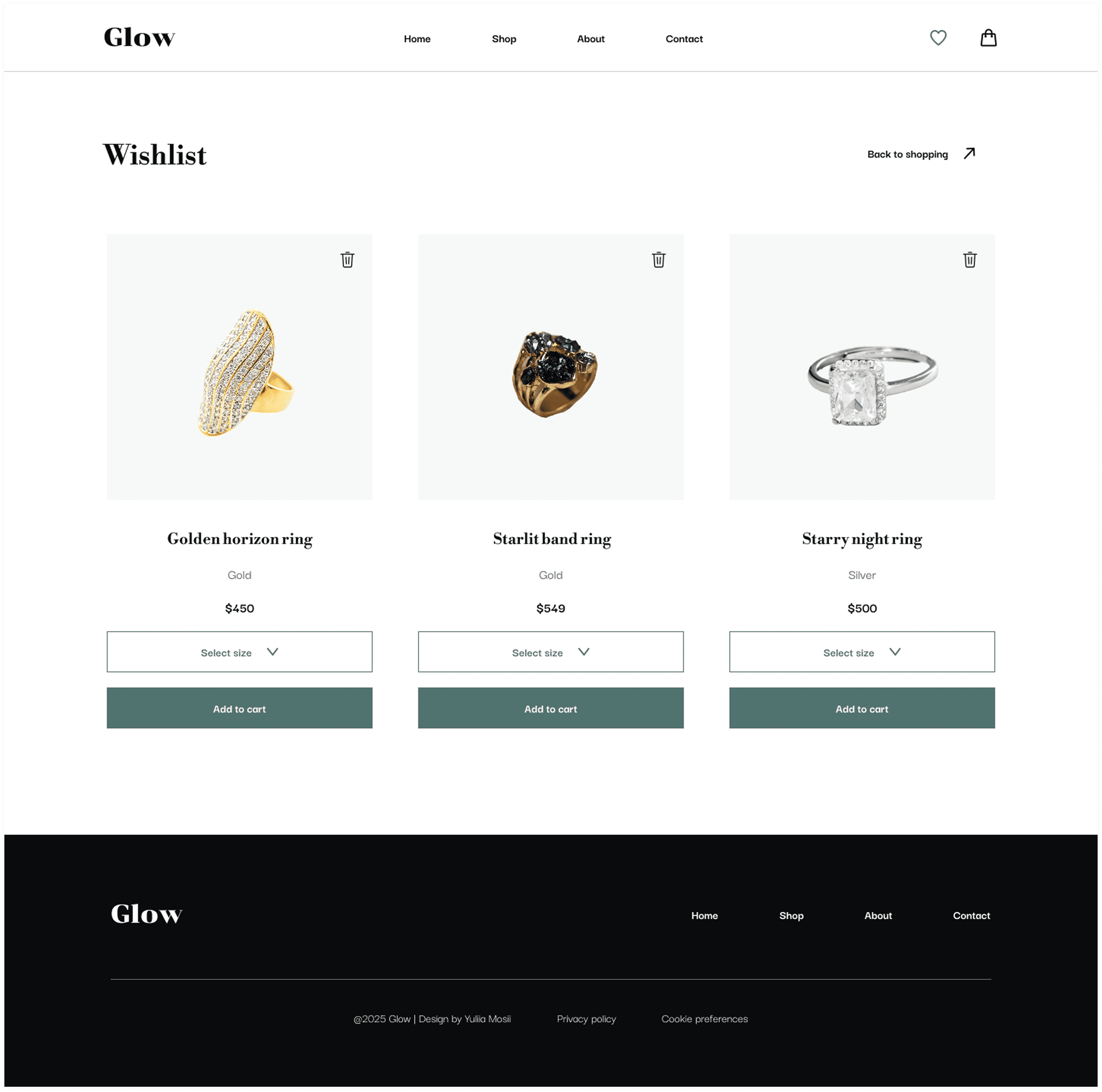 E-commerce website