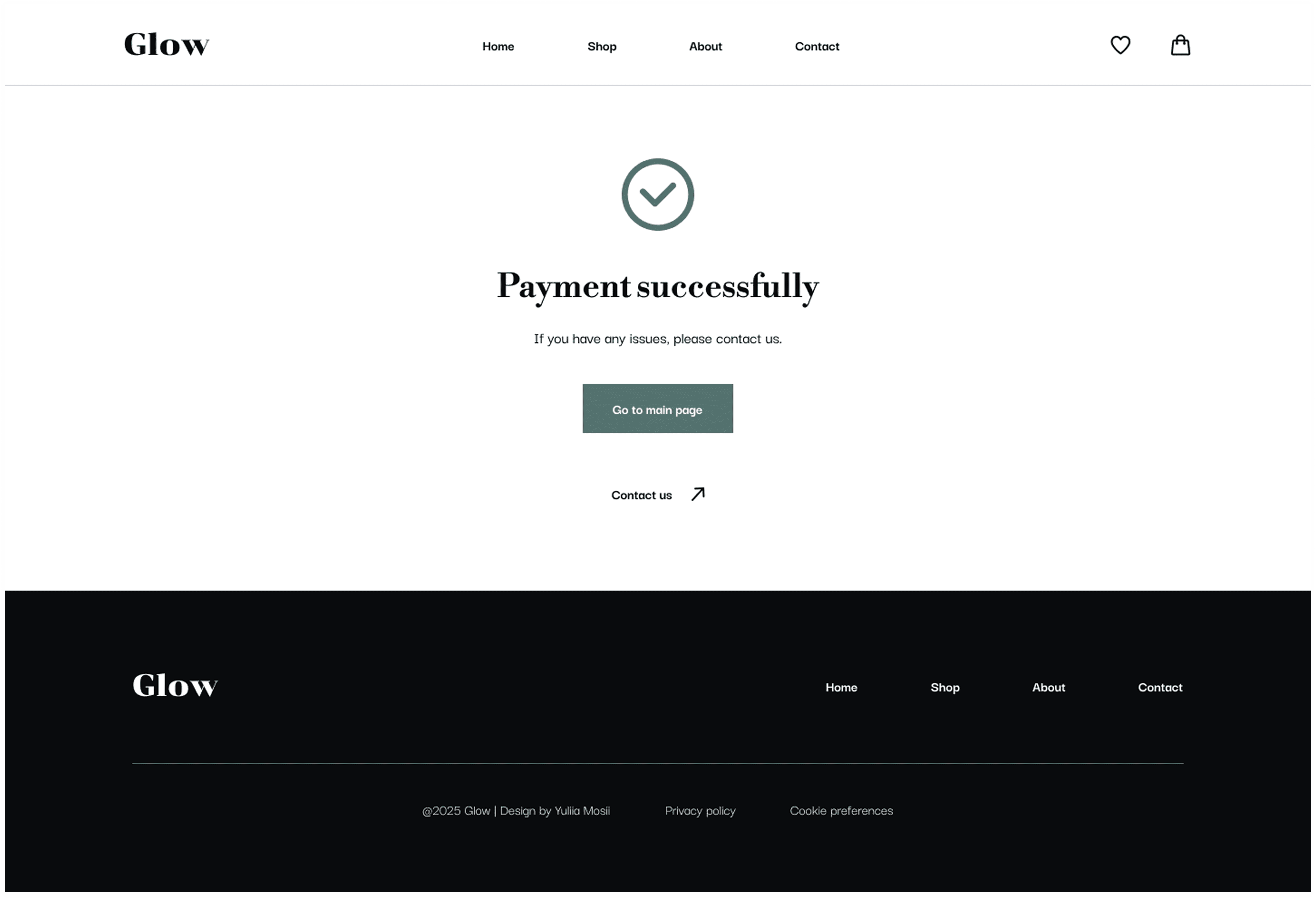 E-commerce website
