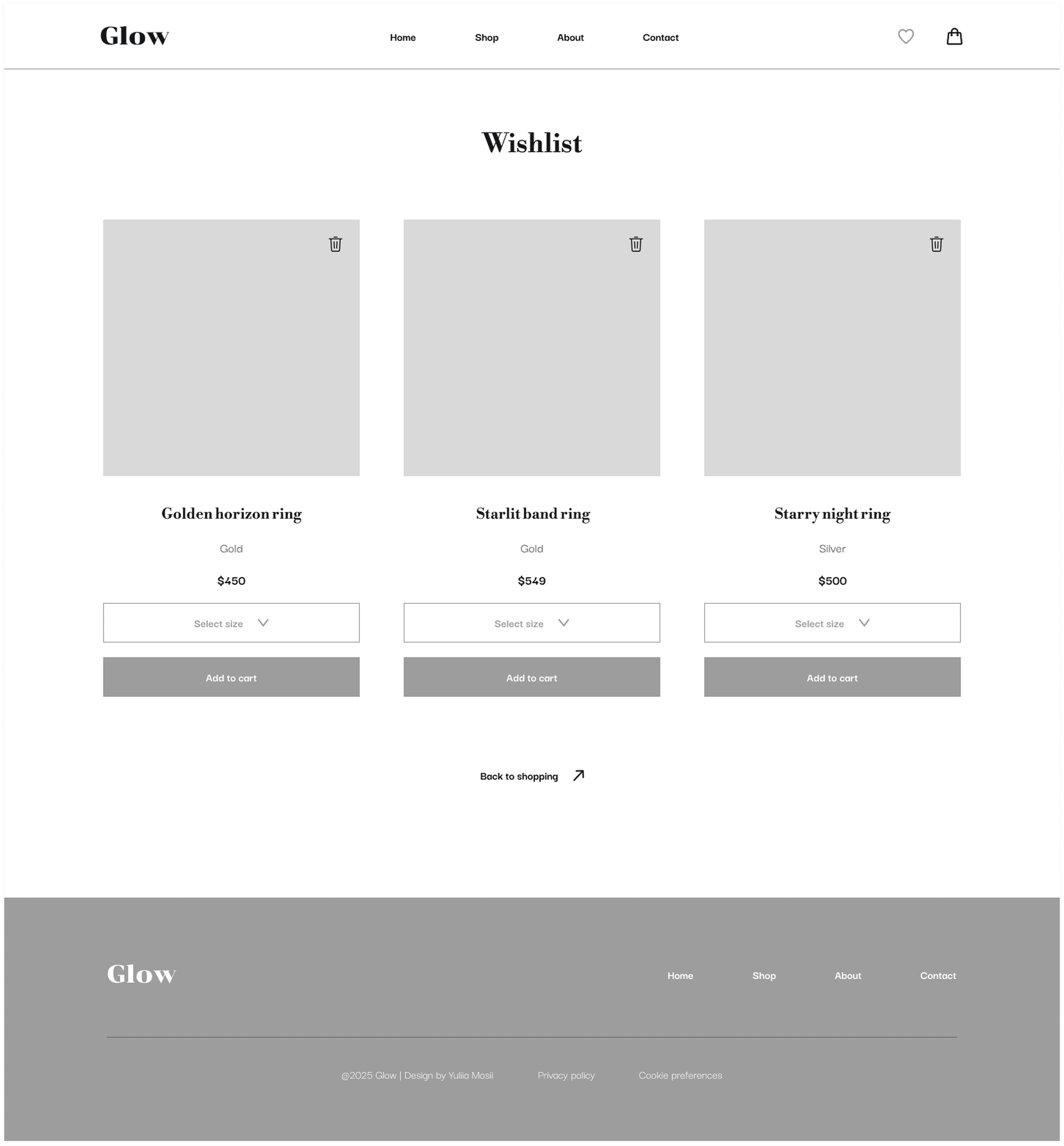 E-commerce website