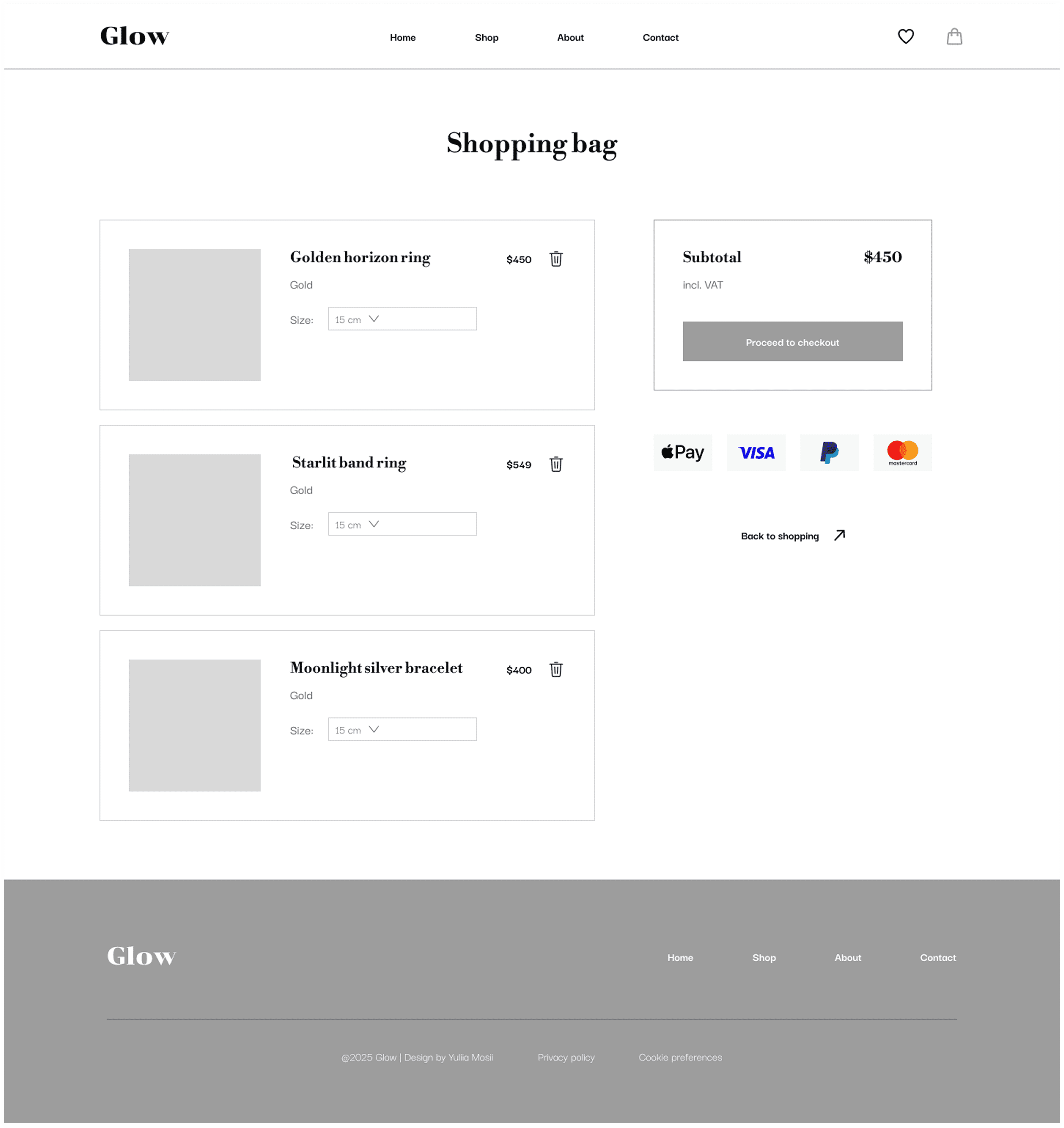 E-commerce website