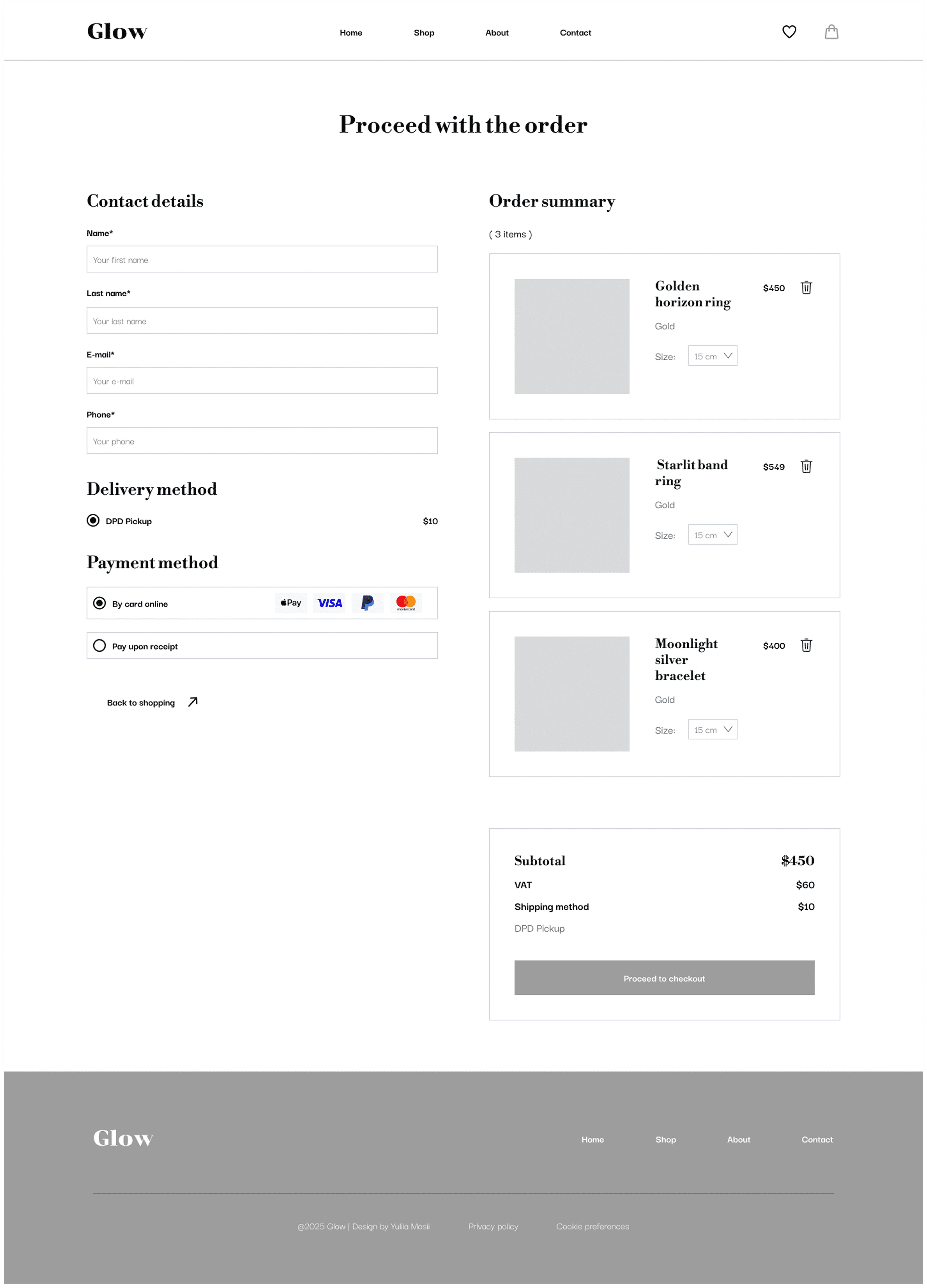 E-commerce website