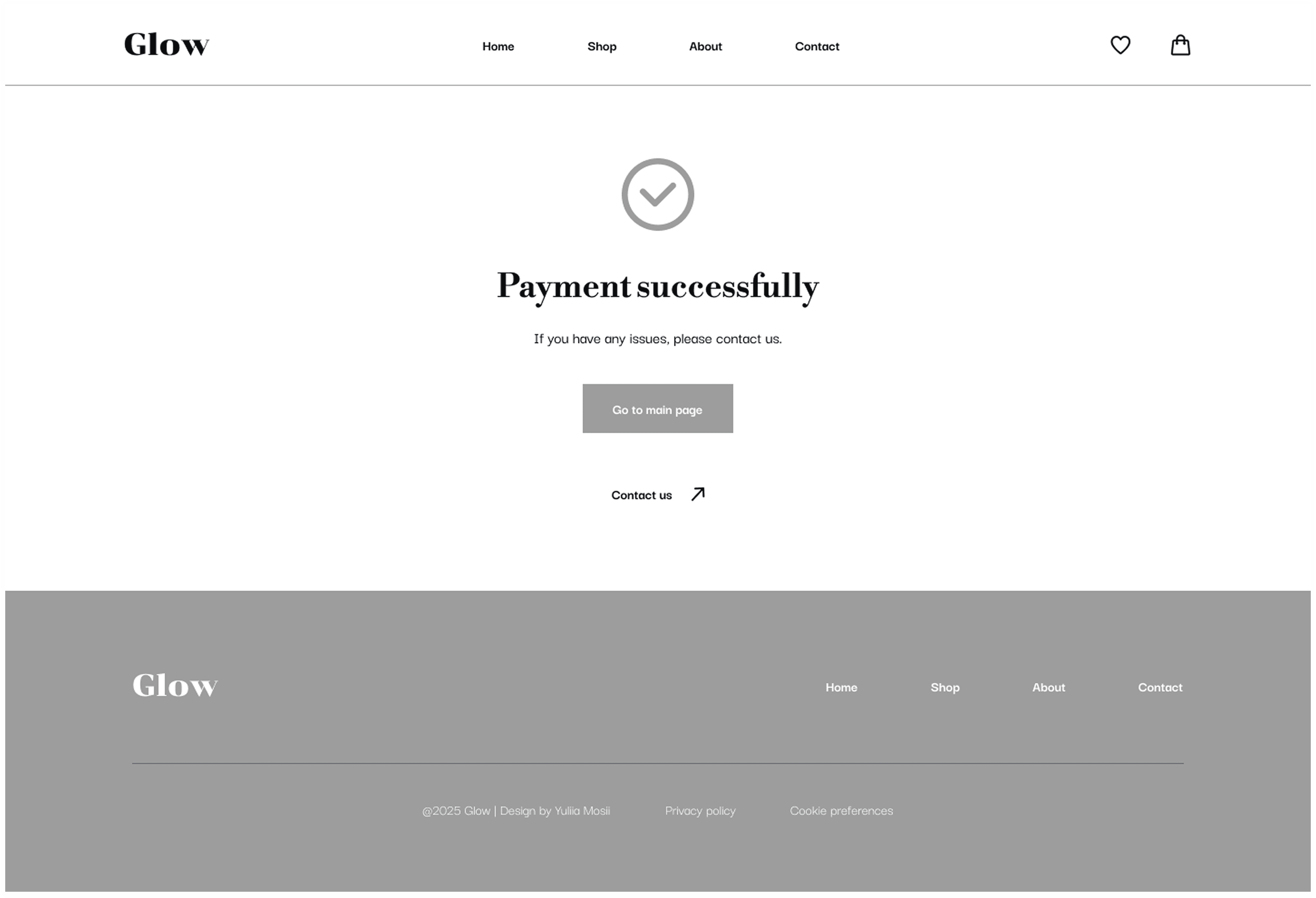 E-commerce website